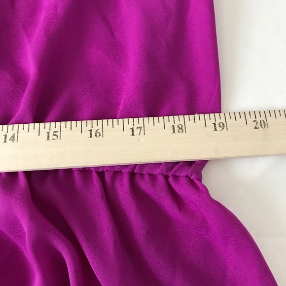 LANE BRYANT Peplum Button Down Blouse Purple Fushia Top Women’s Plus Size 14 1X - Picture 14 of 16